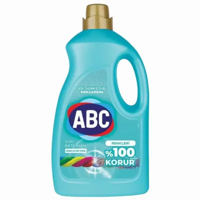 Течен гел за цветно пране ABC COLOR 3 литра