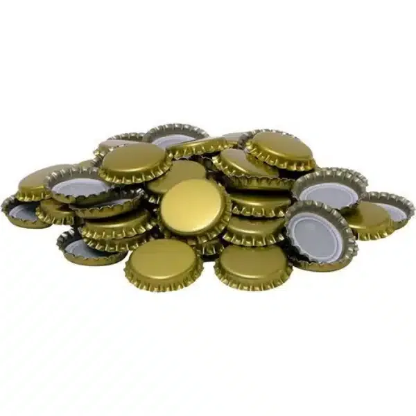 Piccoli Bottle Caps – Metal, 26 mm, 100 pcs