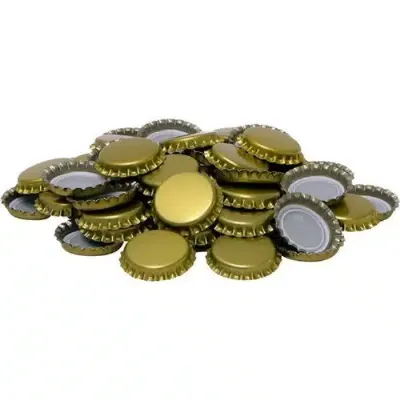 Capace de sticlă Piccoli – metal, 26 mm, 100 buc.