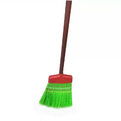 Synthetic Broom with Long Handle