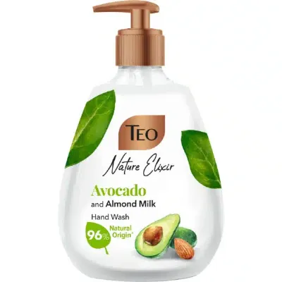 Teo Liquid Soap – Avocado & Almond, 300 ml, Pump