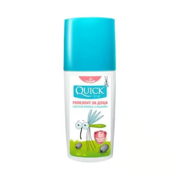Repelent pentru copii Quick – împotriva căpușelor și țânțarilor, 100 ml
