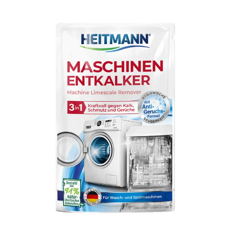 Heitmann 3-in-1 Descaler – For Washing Machines and Dishwashers, 175 g