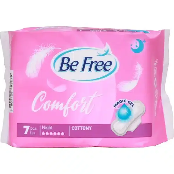 Be Free Comfort Pads, de noapte, 7 buc.