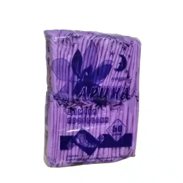 Șervețele sanitare Arina, noapte, 50 buc.