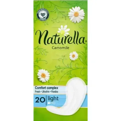 Ежедневни дамски превръзки Naturela лайка, 20 бр, light