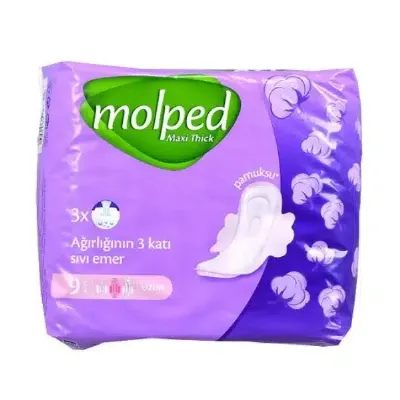 Дамски превръзки Molped Maxi Thick, дневни, 9 броя