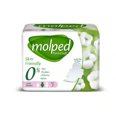 Дамски превръзки Molped Pure&Soft, Long, 7 броя