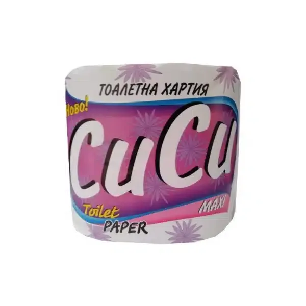 CuCu Toilet Paper – 1 roll, three-ply, MAXI