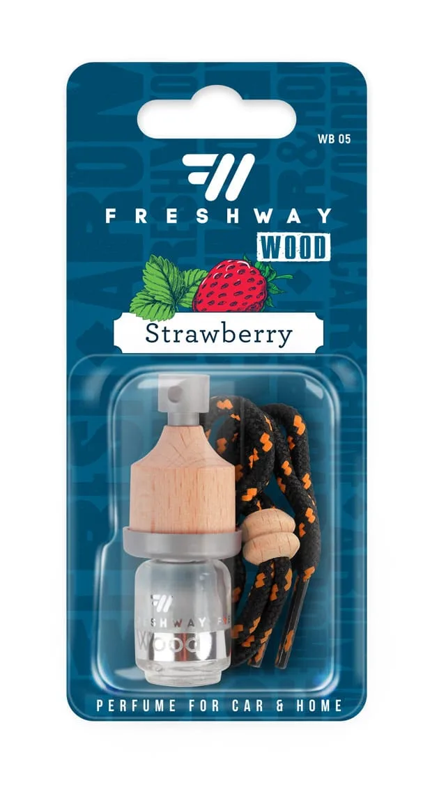 Parfum auto Fresh Way , Strawberry , sticla fara rezerva