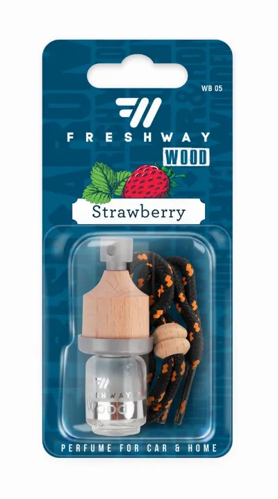 Parfum auto Fresh Way , Strawberry , sticla fara rezerva