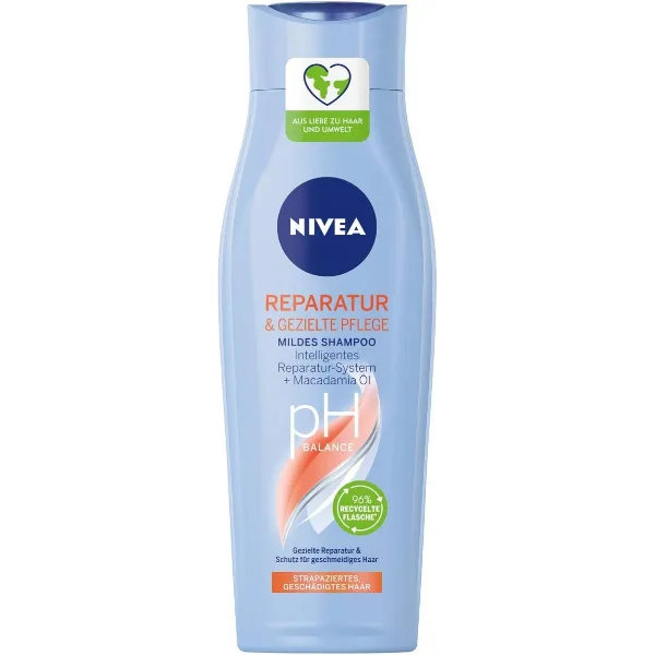 Șampon Nivea – Repair & Targeted Care, 250 ml