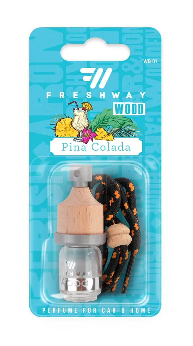 Parfum auto Fresh Way , Pina Colada , sticla fara rezerva