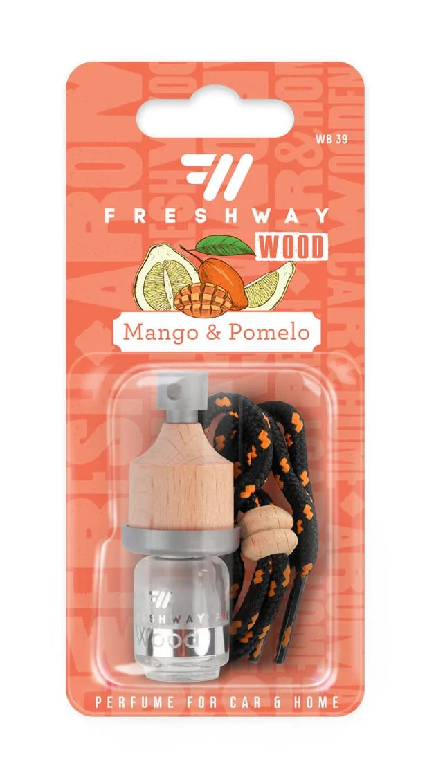 Parfum auto Fresh Way , Mango&Pomelo , sticla fara rezerva