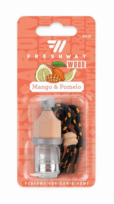 Parfum auto Fresh Way , Mango&Pomelo , sticla fara rezerva