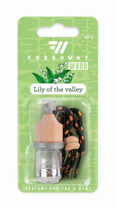 Parfum auto Fresh Way , Lily of the Valley , sticla fara rezerva
