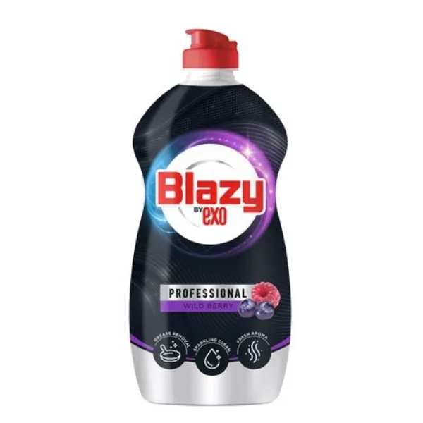 Detergent de vase Blazy Profețional – Wild Berry, 400 ml