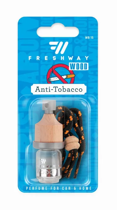 Parfum auto Fresh Way , Anti-Tobacco , sticla fara rezerva