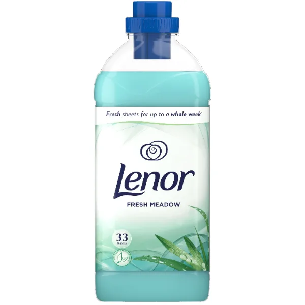 Омекотител за тъкани Lenor – Fresh Meadow, 1.155 л, 33 дози
