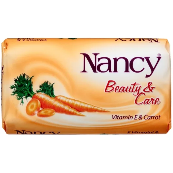Săpun de toaletă Nancy – cu vitamina E și morcovi, 140 g