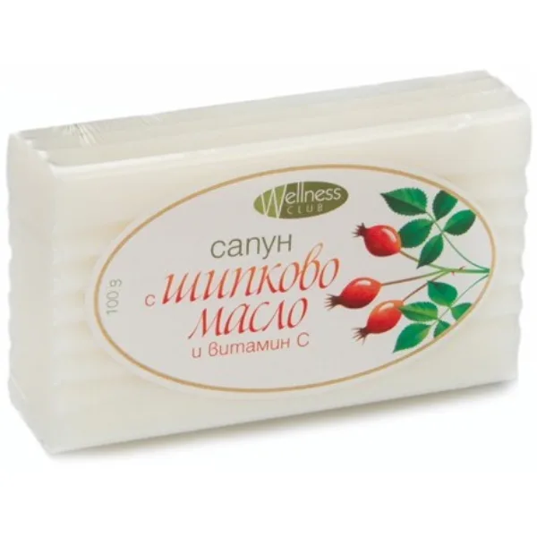 Săpun de toaletă Wellness – cu ulei de trandafir și vitamina C, 100 g