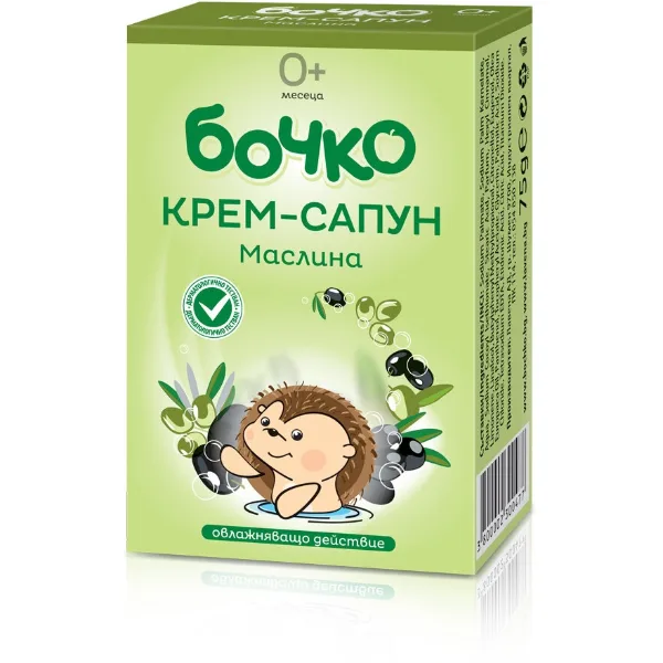 Săpun cremă pentru copii Bocko – Olive, 75 g