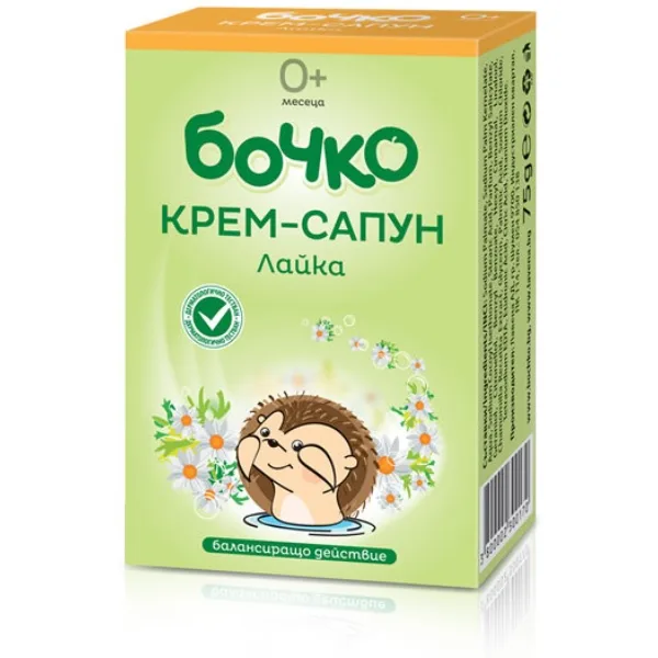 Săpun cremă pentru copii Bochko – Mușețel, 75 g