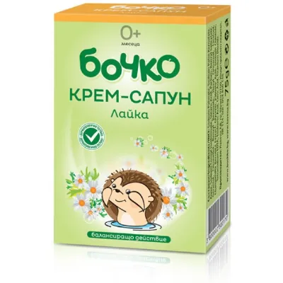 Săpun cremă pentru copii Bochko – Mușețel, 75 g