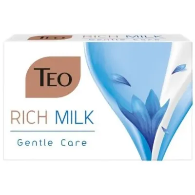 Săpun de toaletă Theo – Rich Milk Gentle Care, 90 g