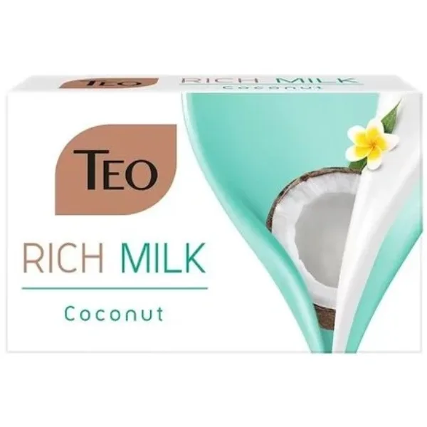 Săpun de toaletă Theo – Lapte bogat de nucă de cocos, 90 g