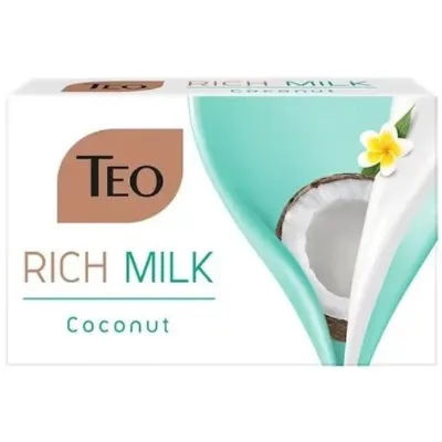 Săpun de toaletă Theo – Lapte bogat de nucă de cocos, 90 g
