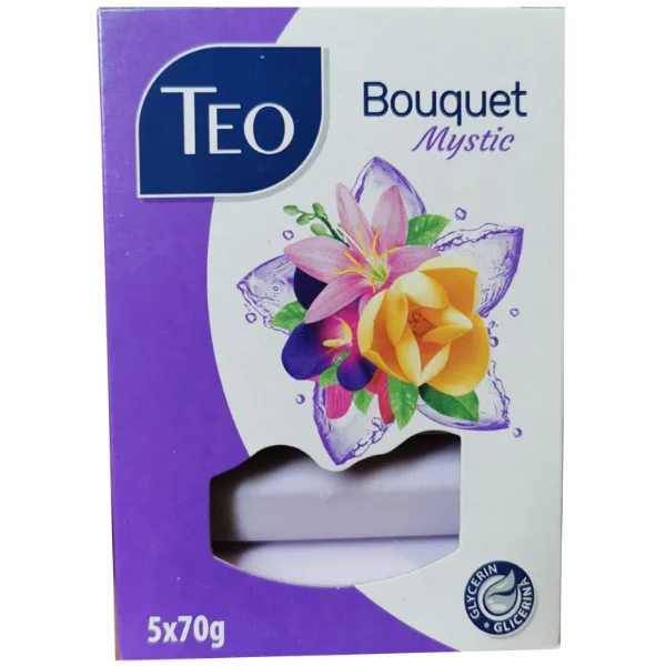 Teo Toilet Soap – Bouquet Mystic, 5x70 g