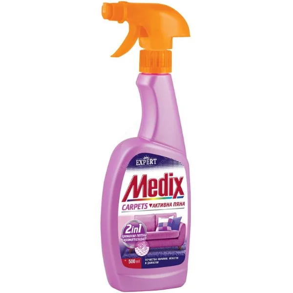 Medix Carpets 2-in-1 Active Carpet Foam, 500 ml, Pump