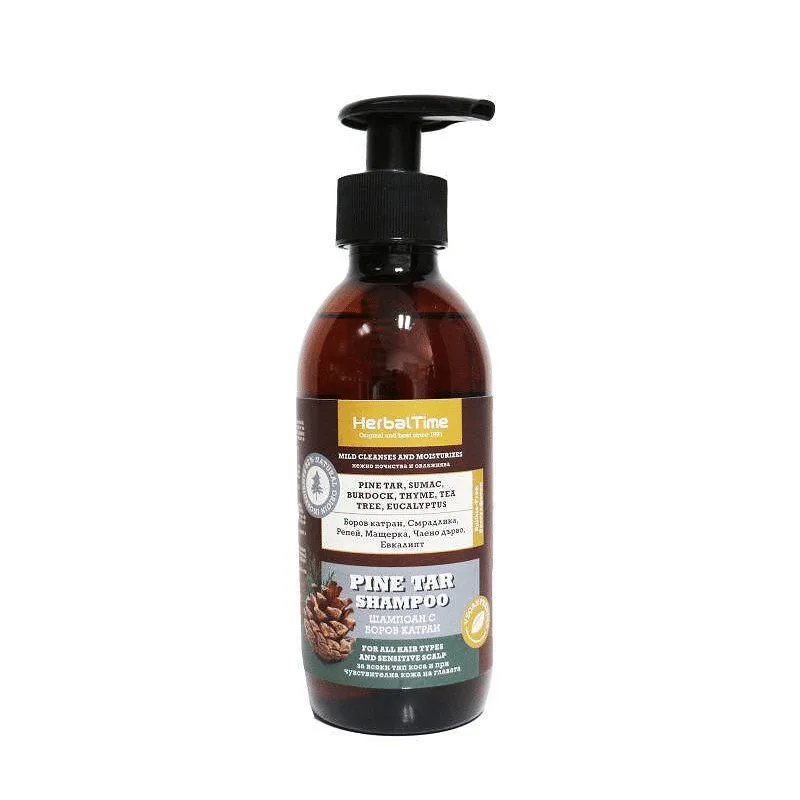 Herbal Time Shampoo with Pine Tar, 240 ml