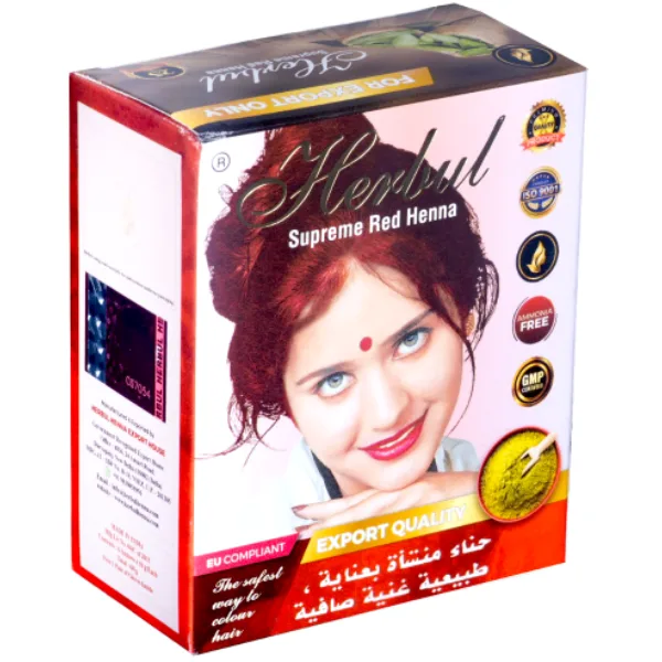 Herbul Indian Hair Henna – Supreme Red Henna, 60 g