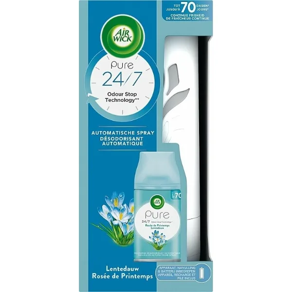 Air Wick Pure 24/7 – Automatic Air Freshener “Spring Dew”