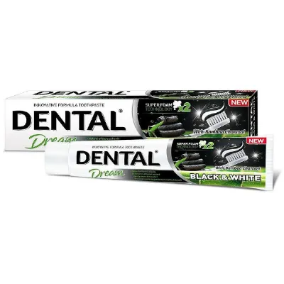 Dental Dream Black & White Toothpaste, 100 ml