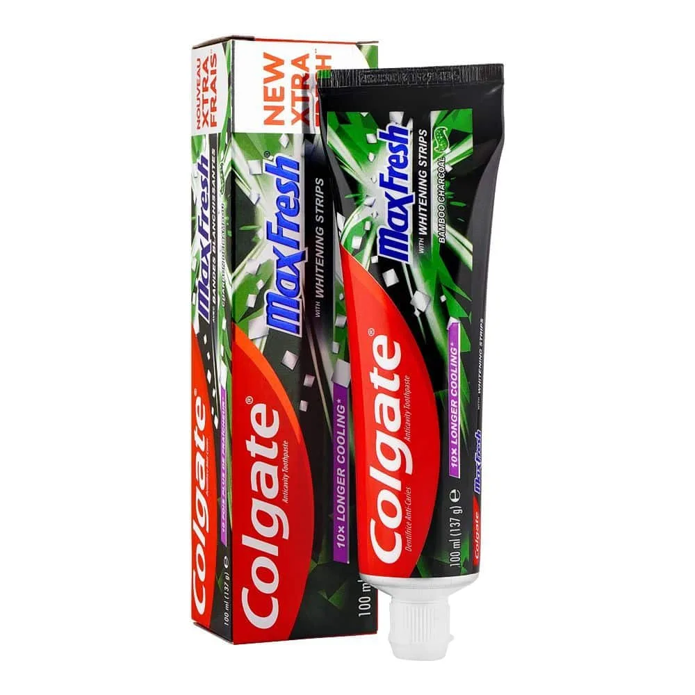 Colgate Max Fresh Whitening Strips Toothpaste, 100 ml