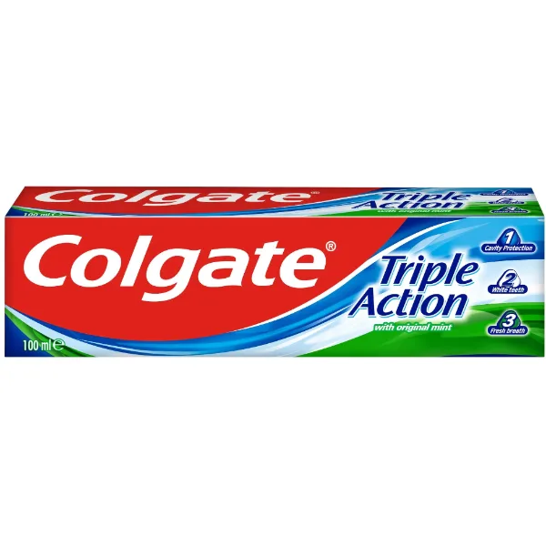 Colgate Triple Action Toothpaste, 100 ml