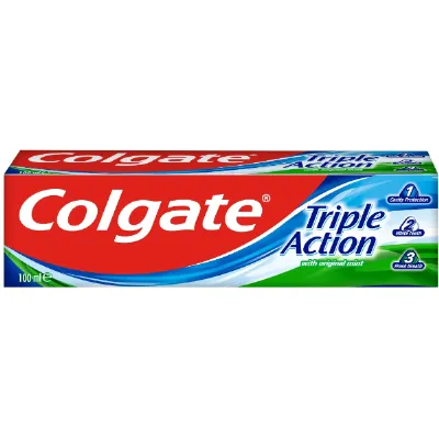 Colgate Triple Action Toothpaste, 100 ml