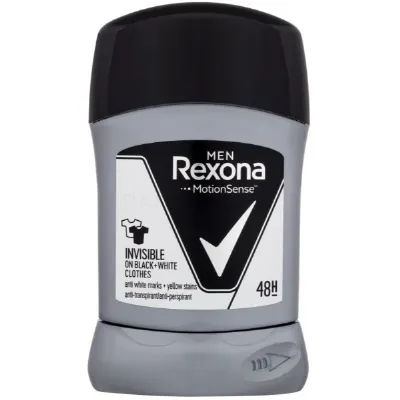 Rexona Deodorant Stick – Invisible Black & White, 50 ml