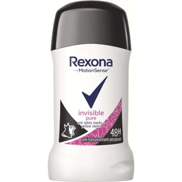 Rexona Deo Stick – Pure+invisible, 40 ml