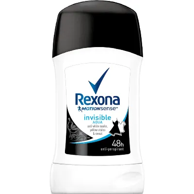 Rexona deo stick – Aqua+invisible, 40 ml