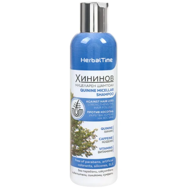 Herbal Time – Quinine Micellar Shampoo, 200 ml