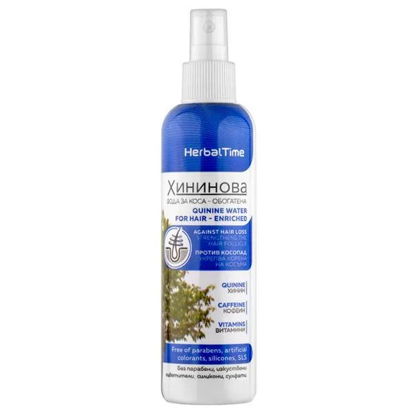 Herbal Time – Quinine Hair Tonic – Enriched, 200 ml