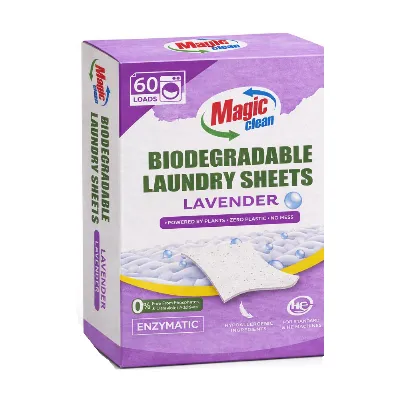 Препарат за пране – листчета Magic Clean Lavender, биоразградим, до 60 пранета