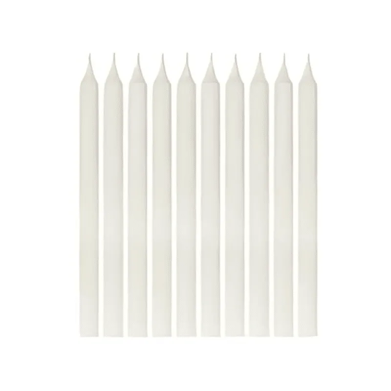 Plain Candles – 10pcs