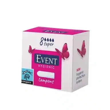 Дамски тампони Event Super, 8 броя