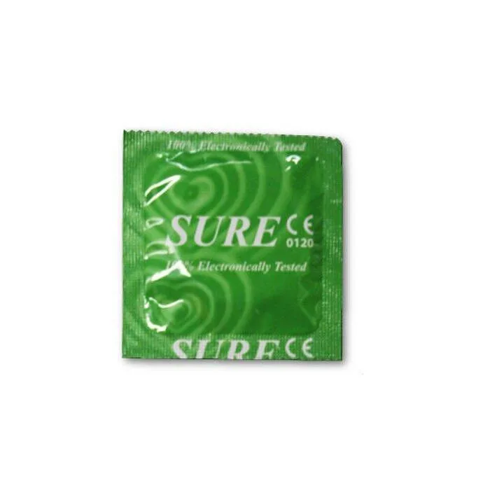 SURE Condoms - 144 pcs, green apple flavor