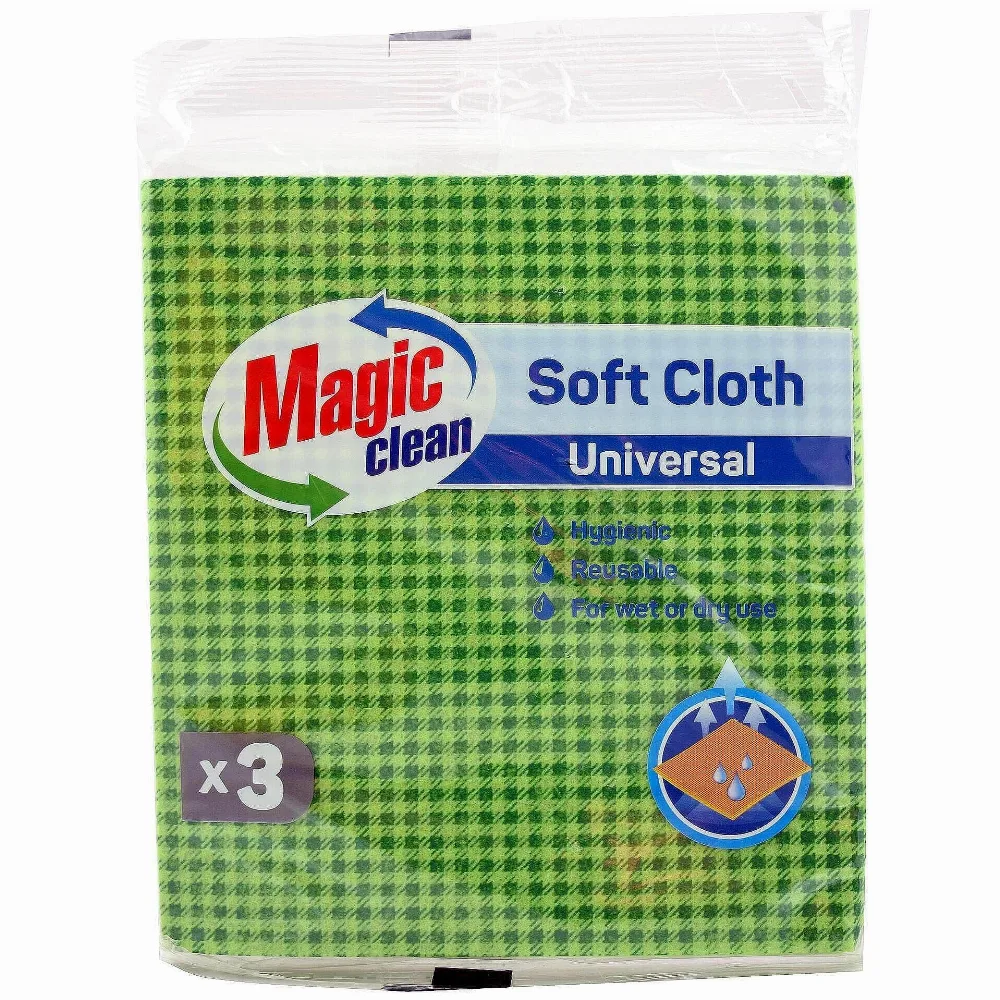 Домакинска кърпа универсал Magic Clean Soft Cloth – 3бр. ,32х38см